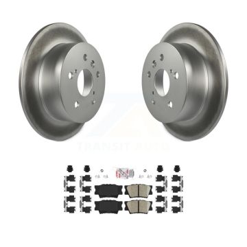 Rear Coated Disc Brake Rotor & Ceramic Pad Kit For Toyota Camry Lexus ES350 Avalon ES300h KGA-103754