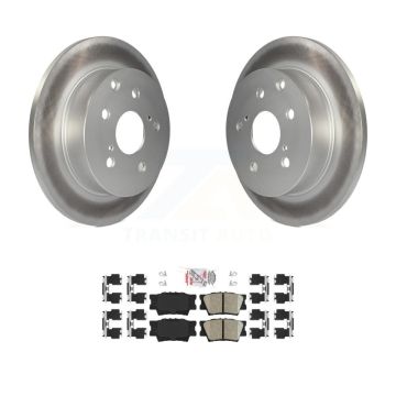Rear Coated Disc Brake Rotors And Ceramic Pads Kit For Toyota RAV4 Lexus HS250h KGA-103755