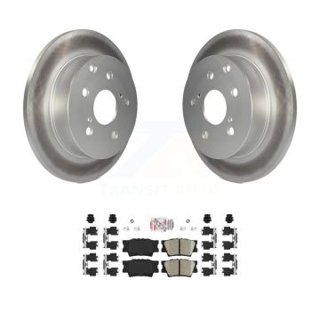 Rear Coated Disc Brake Rotors And Ceramic Pads Kit For Toyota RAV4 Lexus HS250h KGA-103756