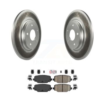 Rear Coat Brake Rotor Ceramic Pad Kit For Dodge Grand Caravan Journey Chrysler Town & Ram KGA-103776