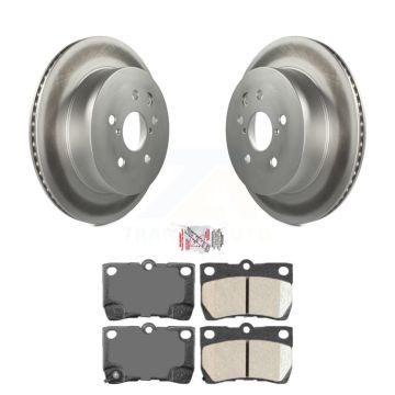 Rear Coat Disc Brake Rotor Ceramic Pad Kit For Lexus IS250 IS350 GS350 GS300 GS450h GS430 KGA-103800