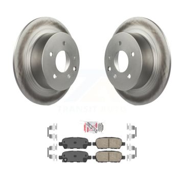 Rear Coated Disc Brake Rotors And Ceramic Pads Kit For Nissan Sentra Altima KGA-103826