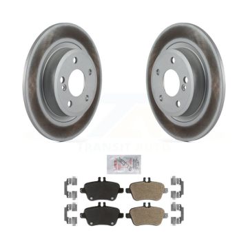 Rear Coat Brake Rotor Semi-Metallic Pad Kit For Mercedes-Benz GLA250 CLA250 B250 INFINITI KGA-103845