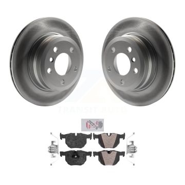 Rear Coated Disc Brake Rotors And Semi-Metallic Pads Kit For BMW X5 X6 KGA-103914