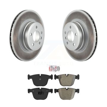 Rear Coated Disc Brake Rotors And Semi-Metallic Pads Kit For BMW X5 X6 KGA-103915