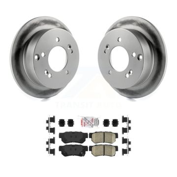 Rear Coat Brake Rotor Ceramic Pad Kit For Hyundai Tucson Kia Sportage Sonata Optima XG350 KGA-103958