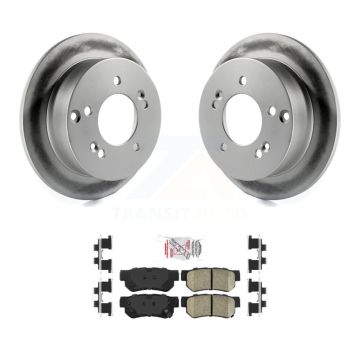 Rear Coat Brake Rotor Ceramic Pad Kit For Hyundai Tucson Kia Sportage Sonata Optima XG350 KGA-103959