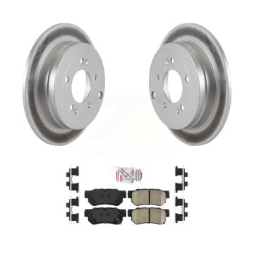 Rear Coated Disc Brake Rotors And Ceramic Pads Kit For 2006-2009 Hyundai Azera KGA-103963
