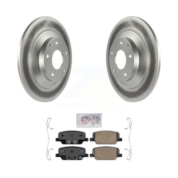 Rear Coated Disc Brake Rotors And Ceramic Pads Kit For Mazda CX-30 MX-30 EV KGA-103965