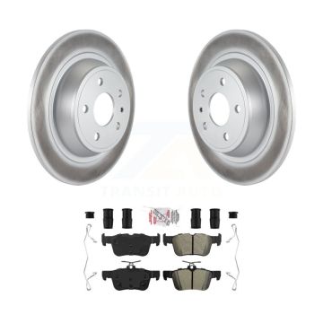 Rear Coated Disc Brake Rotors And Semi-Metallic Pads Kit For Ford Fusion Lincoln MKZ KGA-104003