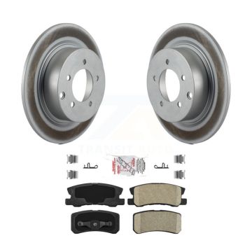 Rear Coat Brake Rotor Ceramic Pad Kit For Jeep Mitsubishi Patriot Lancer Chrysler Compass KGA-104033