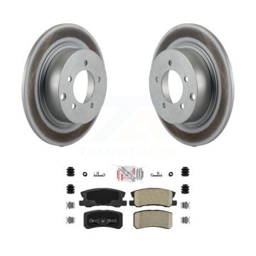 Rear Coat Brake Rotor Ceramic Pad Kit For Jeep Mitsubishi Patriot Lancer Chrysler Compass KGA-104040