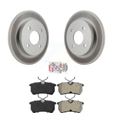 Rear Coated Disc Brake Rotors And Semi-Metallic Pads Kit For Ford Focus Fiesta KGA-104079