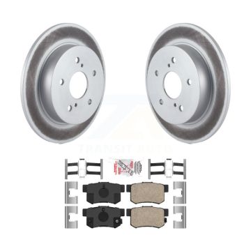Rear Coated Disc Brake Rotors And Ceramic Pads Kit For Suzuki SX4 Crossover KGA-104128