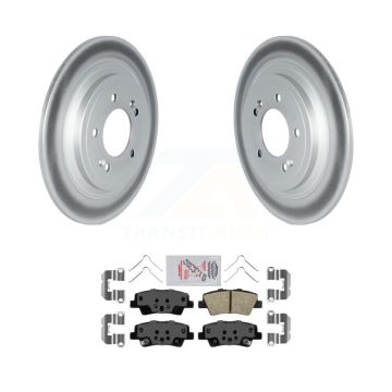 Rear Coated Disc Brake Rotors And Ceramic Pads Kit For Kia Sportage Hyundai Tucson Nexo KGA-104129