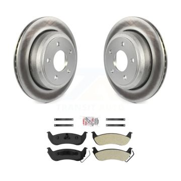 Rear Coated Disc Brake Rotors And Semi-Metallic Pad Kit For Ford Ranger Mazda B2300 B4000 KGA-104138