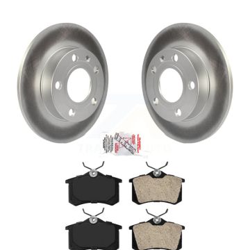 Rear Coat Brake Rotor Semi-Metallic Pad Kit For Audi A4 S4 With 245mm Diameter KGA-104155