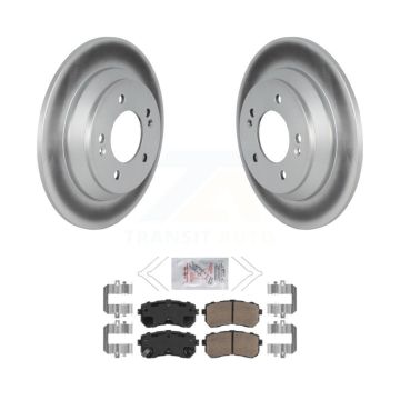 Rear Coated Disc Brake Rotors And Ceramic Pads Kit For Hyundai Kona KGA-104169