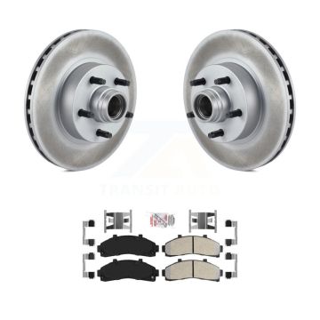 Front Coated Brake Rotor Semi-Metallic Pad Kit For Ford Ranger Explorer Mazda B4000 B3000 KGA-104451