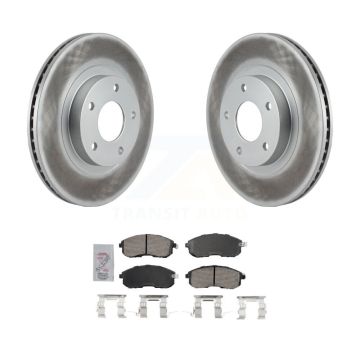 Front Coated Disc Brake Rotors And Ceramic Pads Kit For Nissan Altima INFINITI I35 KGA-104642