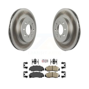 Front Coated Disc Brake Rotors And Ceramic Pads Kit For 1992-1993 Acura Integra GS-R KGA-104686