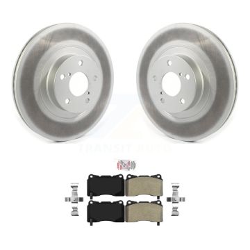 Front Coated Brake Rotor & Semi-Metallic Pad Kit For 2019 Toyota 86 Without Brembo Brakes KGA-104719