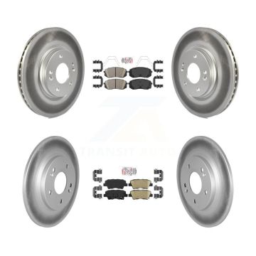 Front Rear Ceramic Pad Coat Brake Rotors Kit For Hyundai Kona With Electric Parking KGA-104817