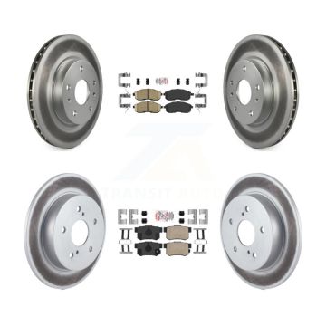 Front Rear Ceramic Pads And Coated Disc Brake Rotors Kit For Suzuki SX4 Crossover KGA-105240