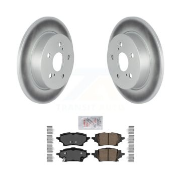 Rear Coated Disc Brake Rotors And Ceramic Pads Kit For Toyota C-HR KGA-105355