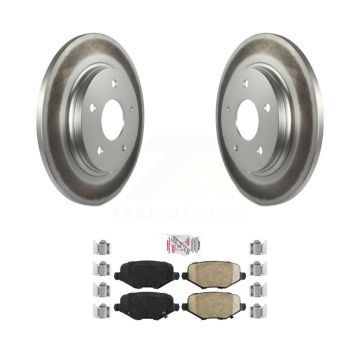 Rear Coat Brake Rotor Ceramic Pad Kit For Dodge Grand Caravan Chrysler Town & Country Ram KGA-105362