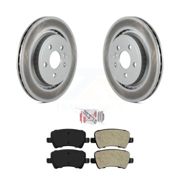 Rear Coated Disc Brake Rotors And Semi-Metallic Pads Kit For Volvo XC70 S60 V60 S80 V70 KGA-105375