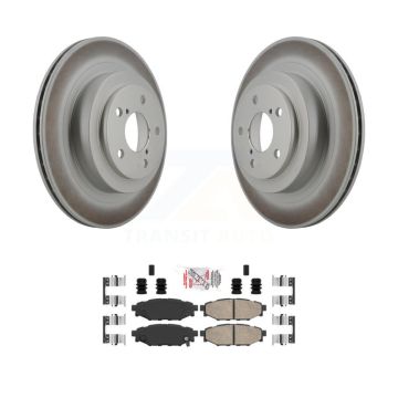 Rear Coated Disc Brake Rotors And Ceramic Pads Kit For Subaru Legacy KGA-105421