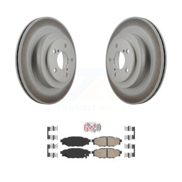 Rear Coated Disc Brake Rotors And Ceramic Pads Kit For Subaru Legacy KGA-105422