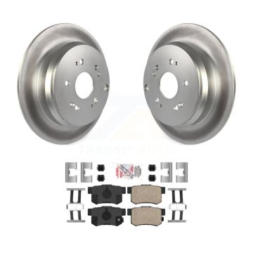 Rear Coated Disc Brake Rotors And Ceramic Pads Kit For Acura RDX KGA-105428