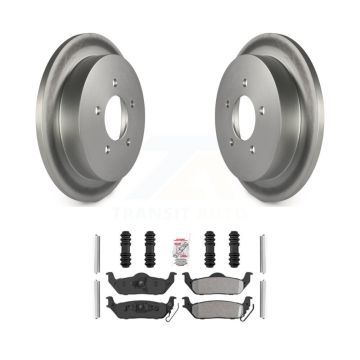 Rear Coated Disc Brake Rotors And Semi-Metallic Pads Kit For Ford F-150 KGA-105438