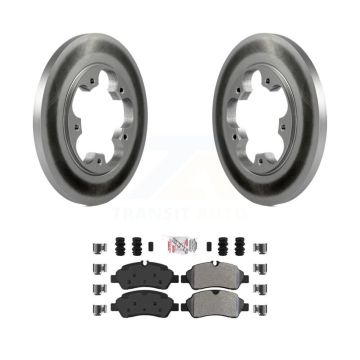 Rear Coat Brake Rotors Semi-Metallic Pad Kit For Ford Transit-250 Transit-150 Transit-350 KGA-105456