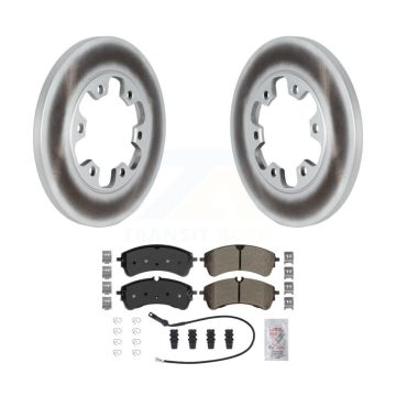 Rear Coat Brake Rotors Semi-Metallic Pad Kit For Ford Transit-250 Transit-150 Transit-350 KGA-105460
