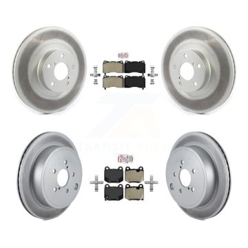 Front Rear Semi-Metallic Pad Coat Brake Rotors Kit For 2019 Toyota 86 TRD Special Edition KGA-105571