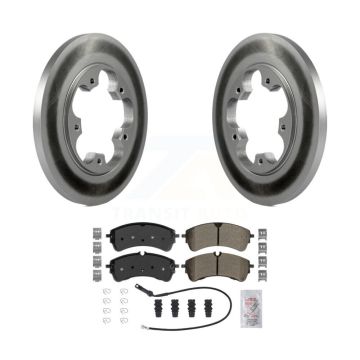 Rear Coat Brake Rotors Semi-Metallic Pad Kit For Ford Transit-250 Transit-150 Transit-350 KGA-105594