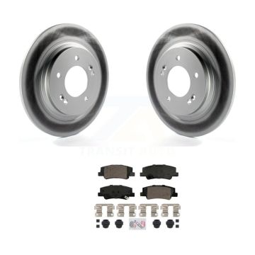Rear Coated Disc Brake Rotors And Ceramic Pads Kit For Hyundai Sonata Kia K5 KGA-105596
