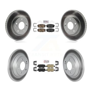 Front Rear Ceramic Pad Coat Brake Rotors Kit For Hyundai Kona With Electric Parking KGA-105602