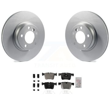 Front Coated Disc Brake Rotors And Semi-Metallic Pads Kit For BMW 328i 330e KGA-105622