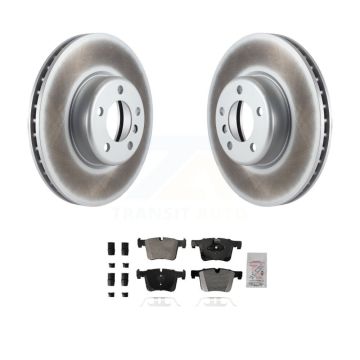 Front Coated Disc Brake Rotors And Semi-Metallic Pads Kit For BMW 335i xDrive GT KGA-105624