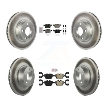 Front Rear Semi-Metallic Pads And Coated Disc Brake Rotors Kit For BMW X3 X4 KGA-105657