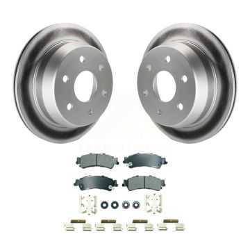 Rear Coat Brake Rotor Semi-Metallic Pad Kit For Chevrolet GMC Silverado 1500 Sierra Astro KGA-105866