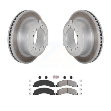 Rear Coat Brake Rotor Semi-Metallic Pad Kit For Ram Dodge Sterling Truck 4500 5500 Bullet KGA-105869