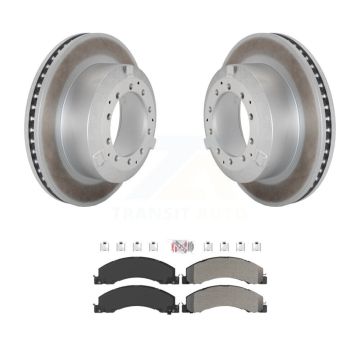 Rear Coat Brake Rotor Semi-Metallic Pad Kit For Ram Dodge Sterling Truck 4500 5500 Bullet KGA-105870