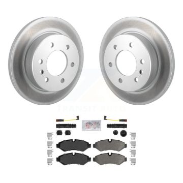 Rear Coated Brake Rotor & Semi-Metallic Pad Kit For Mercedes-Benz Sprinter 2500 3500 4500 KGA-105884