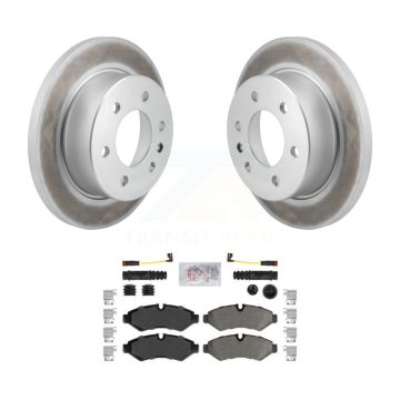 Rear Coated Brake Rotor & Semi-Metallic Pad Kit For Mercedes-Benz Sprinter 2500 3500 1500 KGA-105885