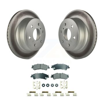 Rear Coated Disc Brake Rotors And Semi-Metallic Pads Kit For GMC Sierra 1500 Classic KGA-105900